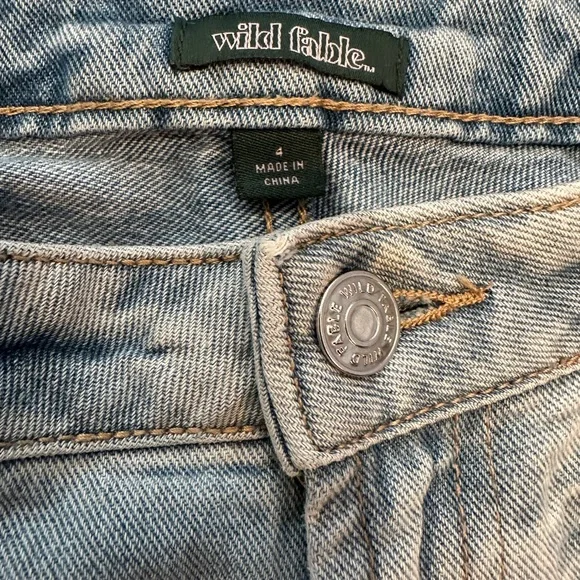 Wild Fable Light Gray Flare Jeans - Picture 6 of 12